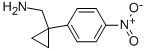 1-(4-硝基苯基)環(huán)丙烷甲胺結(jié)構(gòu)式_561297-86-7結(jié)構(gòu)式