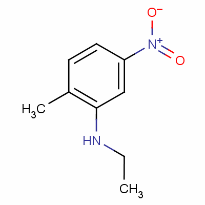 N-乙基-5-硝基鄰甲苯胺結(jié)構(gòu)式_56288-95-0結(jié)構(gòu)式