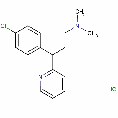Gamma-(4-氯苯基)-N,N-二甲基-2-丙基氨基吡啶鹽酸鹽結構式_56343-98-7結構式