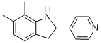 1H-indole,2,3-dihydro-6,7-dimethyl-2-(4-pyridinyl)-(9ci) Structure,591720-54-6Structure