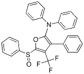 2-Furanamine, n,n,3-triphenyl-5-(phenylsulfinyl)-4-(trifluoromethyl)-Structure,600158-16-5Structure 2-Furanamine, n,n,3-triphenyl-5-(phenylsulfinyl)-4-(trifluoromethyl)- Structure,600158-16-5Structure