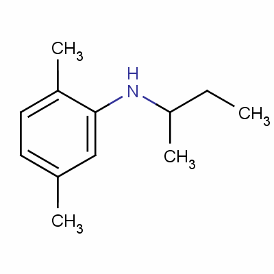N-仲-丁基-2,5-二甲苯胺結(jié)構(gòu)式_60388-37-6結(jié)構(gòu)式