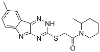 (9ci)-2-甲基-1-[[(8-甲基-2H-1,2,4-噻嗪并[5,6-b]吲哚-3-基)硫代]乙?；鵠-哌啶結(jié)構(gòu)式_603946-24-3結(jié)構(gòu)式