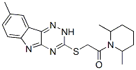 (9CI)-2,6-二甲基-1-[[(8-甲基-2H-1,2,4-噻嗪o[5,6-b]吲哚-3-基)硫代]乙?；鵠-哌啶結(jié)構(gòu)式_603946-25-4結(jié)構(gòu)式