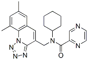 (9CI)-N-環(huán)己基-N-[(7,9-二甲基四唑并[1,5-a]喹啉-4-基)甲基]-吡嗪羧酰胺結構式_604778-08-7結構式