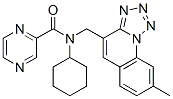 (9CI)-N-環(huán)己基-N-[(8-甲基四唑并[1,5-a]喹啉-4-基)甲基]-吡嗪羧酰胺結構式_604778-70-3結構式