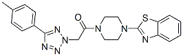 (9ci)-1-(2-苯并噻唑)-4-[[5-(4-甲基苯基)-2H-四唑-2-基]乙?；鵠-哌嗪結(jié)構(gòu)式_606097-27-2結(jié)構(gòu)式