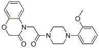 (9ci)-1-[(2,3-二氫-3-氧代-4H-1,4-苯并噁嗪-4-基)乙酰基]-4-(2-甲氧基苯基)-哌嗪結(jié)構(gòu)式_606118-13-2結(jié)構(gòu)式