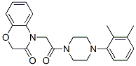 (9ci)-1-[(2,3-二氫-3-氧代-4H-1,4-苯并噁嗪-4-基)乙?；鵠-4-(2,3-二甲基苯基)-哌嗪結(jié)構(gòu)式_606118-30-3結(jié)構(gòu)式