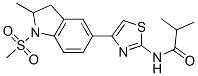 (9CI)-N-[4-[2,3-二氫-2-甲基-1-(甲基磺?；?-1H-吲哚-5-基]-2-噻唑]-2-甲基-丙酰胺結(jié)構(gòu)式_606121-98-6結(jié)構(gòu)式