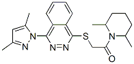(9ci)-1-[[[4-(3,5-二甲基-1H-吡唑-1-基)-1-二氮雜萘]硫代]乙?；鵠-2,6-二甲基-哌啶結(jié)構(gòu)式_606122-46-7結(jié)構(gòu)式
