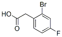 2-Bromo-4-fluorophenylacetic acid Structure,61150-59-2Structure