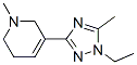 (9CI)-3-(1-乙基-5-甲基-1H-1,2,4-噻唑-3-基)-1,2,5,6-四氫-1-甲基-吡啶結構式_622403-90-1結構式