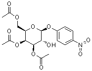 4-Nitrophenyl 3,4,6-tri-o-acetyl-β-d-galactopyranoside Structure,62346-04-7Structure