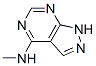 N-甲基-1H-吡唑并[3,4-d]嘧啶-4-胺結(jié)構(gòu)式_6284-74-8結(jié)構(gòu)式