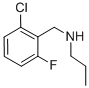 N-(n-丙基)-2-氯-6-氟芐胺結(jié)構(gòu)式_62924-65-6結(jié)構(gòu)式