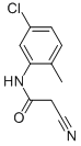 N-(5-氯-2-甲基苯基)-2-氰基乙酰胺結(jié)構(gòu)式_63034-97-9結(jié)構(gòu)式