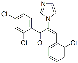 (e)-(9ci)-3-(2-氯苯基)-1-(2,4-二氯苯基)-2-(1H-咪唑-1-基)-2-丙烯-1-酮結(jié)構(gòu)式_63334-75-8結(jié)構(gòu)式