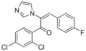 (e)-(9ci)-1-(2,4-二氯苯基)-3-(4-氟苯基)-2-(1H-咪唑-1-基)-2-丙烯-1-酮結構式_63334-79-2結構式