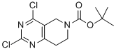 2,4-Dichloro-,5,6,7,8-Tetrahydro-6-boc-pyrido[4,3-d]pyrimidine Structure,635698-56-5Structure