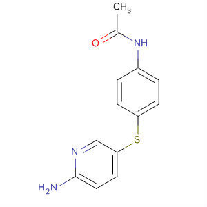 N-[4-[(6-氨基-3-吡啶)硫代]苯基]乙酰胺結(jié)構(gòu)式_64064-31-9結(jié)構(gòu)式