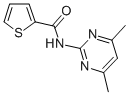N-(4,6-二甲基嘧啶-2-基)-2-噻吩甲酰胺結(jié)構式_64230-46-2結(jié)構式
