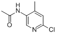 N-(6-氯-4-甲基-3-吡啶)乙酰胺結(jié)構(gòu)式_6635-92-3結(jié)構(gòu)式