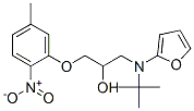 1-[(1,1-二甲基乙基)-2-呋喃氨基]-3-(5-甲基-2-硝基苯氧基)-2-丙醇結構式_664347-13-1結構式