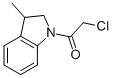 1H-indole, 1-(chloroacetyl)-2,3-dihydro-3-methyl- (9ci) Structure,66624-44-0Structure