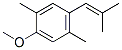 Benzene, 1-methoxy-2,5-dimethyl-4-(2-methyl-1-propenyl)-(9ci)Structure,667937-20-4Structure Benzene, 1-methoxy-2,5-dimethyl-4-(2-methyl-1-propenyl)-(9ci) Structure,667937-20-4Structure