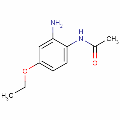 N-(2-氨基-4-乙氧基苯基)乙酰胺結構式_67169-91-9結構式