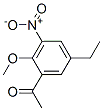 Ethanone, 1-(5-ethyl-2-methoxy-3-nitrophenyl)-(9ci) Structure,685892-20-0Structure