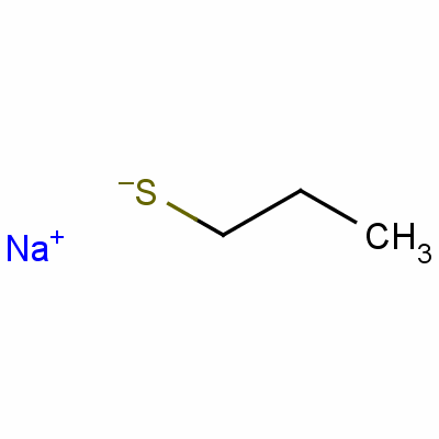 Sodium 1-propanethiolateStructure,6898-84-6Structure Sodium 1-propanethiolate Structure,6898-84-6Structure