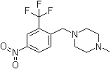 1-Methyl-4-[[4-nitro-2-(trifluoromethyl)phenyl]methyl]piperazine Structure,694499-24-6Structure