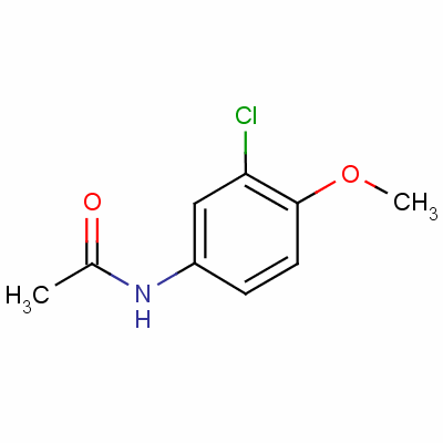 N-(3-氯-4-甲氧基苯基)乙酰胺結(jié)構(gòu)式_7073-42-9結(jié)構(gòu)式