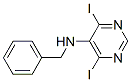 N-芐基-4,6-二碘嘧啶-5-胺結(jié)構(gòu)式_754190-39-1結(jié)構(gòu)式