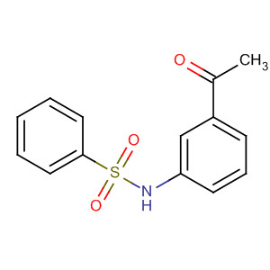 N-(3-乙酰基苯基)苯磺酰胺結(jié)構(gòu)式_76883-63-1結(jié)構(gòu)式