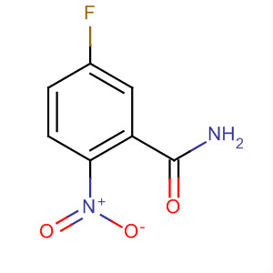 2-硝基-5-氟苯甲酰胺結構式_77206-97-4結構式