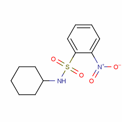 N-環(huán)己基-2-硝基苯磺酰胺結(jié)構(gòu)式_77516-53-1結(jié)構(gòu)式