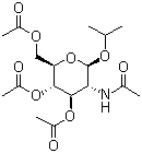 Isopropyl-2-acetamide-3,4,6-tri-o-acetyl-2-deoxy-β-d-glucopyranoside Structure,7772-85-2Structure