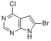 6-Bromo-4-chloro-7h-pyrrolo[2,3-d]pyrimidine Structure,784150-41-0Structure