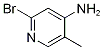 2-Bromo-5-methylpyridin-4-amine Structure,79055-60-0Structure