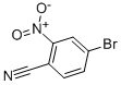 Benzonitrile, 4-bromo-2-nitro-Structure,79603-03-5Structure Benzonitrile, 4-bromo-2-nitro- Structure,79603-03-5Structure