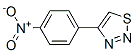 4-(4-硝基苯基)-1,2,3-噻二唑結(jié)構(gòu)式_82894-98-2結(jié)構(gòu)式