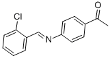 N-(2-氯苯亞甲基)-4-乙?；桨方Y(jié)構(gòu)式_85111-80-4結(jié)構(gòu)式