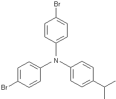N,N-雙(4-溴苯基)-4-(1-甲基丙基)-苯胺結(jié)構(gòu)式_860495-17-6結(jié)構(gòu)式
