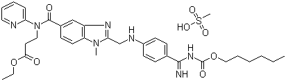 Pradaxa mesylateStructure,872728-81-9Structure Pradaxa mesylate Structure,872728-81-9Structure