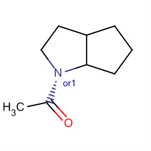 順式-(9ci)-1-乙?；藲洵h(huán)戊并[b]吡咯結(jié)構(gòu)式_87623-96-9結(jié)構(gòu)式