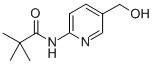 N-(5-羥基甲基-2-吡啶)-2,2-二甲基丙酰胺結(jié)構(gòu)式_882016-49-1結(jié)構(gòu)式