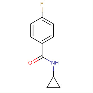 N-環(huán)丙基 4-氟苯甲酰胺結(jié)構(gòu)式_88229-16-7結(jié)構(gòu)式